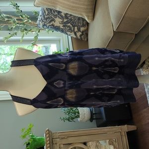 INC International Concepts EUC Rhinestones ladies XL Razorback top